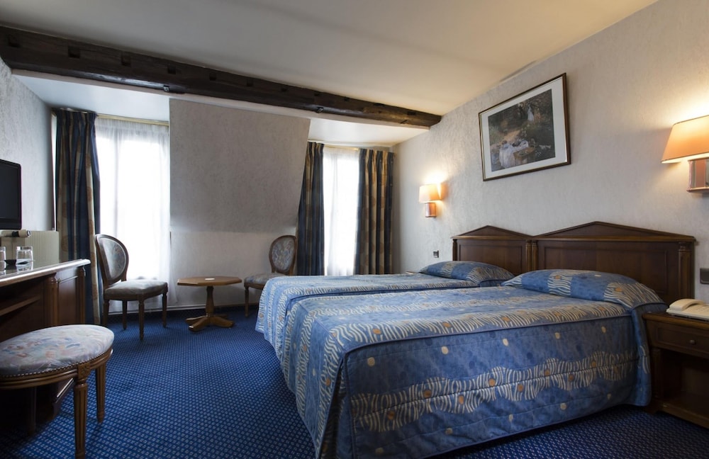 Habitación con 2 camas individuales del hotel Meslay République