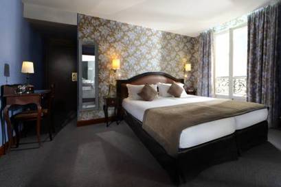 Habitación Doble Estándar del hotel L'hôtel Royal Saint Germain. Foto 1