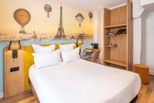 Habitación Doble Estándar del hotel Hotel Apolonia Paris Mouffetard, Sure Hotel Collection by BW. Foto 2