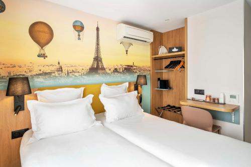 Habitación Doble Estándar - 2 camas del hotel Hotel Apolonia Paris Mouffetard, Sure Hotel Collection by BW. Foto 1