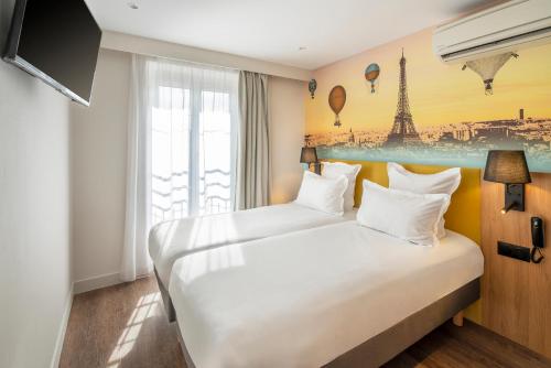 Habitación Doble Estándar - 2 camas del hotel Hotel Apolonia Paris Mouffetard, Sure Hotel Collection by BW. Foto 6