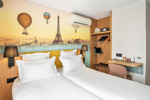 Habitación Doble Estándar - 2 camas del hotel Hotel Apolonia Paris Mouffetard, Sure Hotel Collection by BW. Foto 10