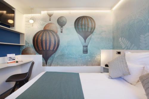 Habitación Doble Confort del hotel Hotel Apolonia Paris Mouffetard, Sure Hotel Collection by BW. Foto 7
