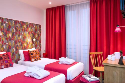 Habitación Twin Confort del hotel Villa Boheme. Foto 2