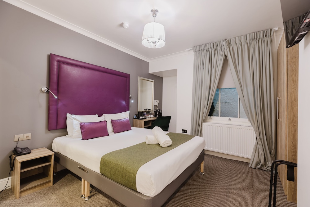 Habitación estándar doble, baño privado del hotel The Porchester. Foto 5