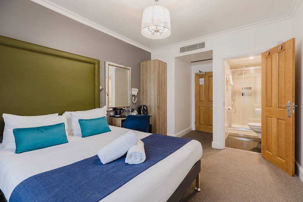 Habitación estándar doble, baño privado del hotel The Porchester. Foto 15
