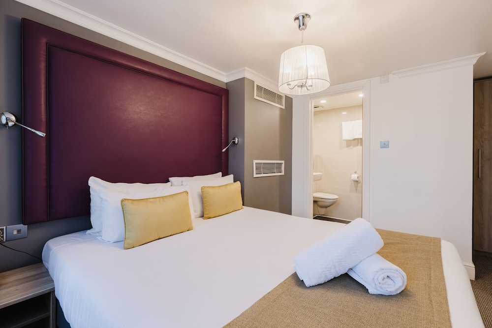 Habitación estándar doble, baño privado del hotel The Porchester. Foto 19