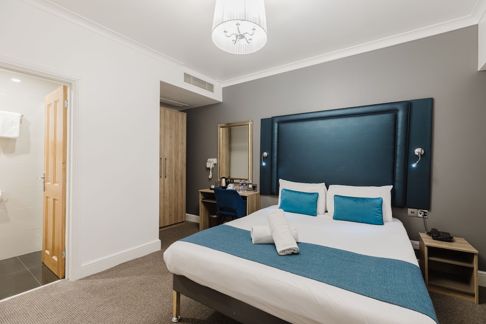 Habitación estándar doble, baño privado del hotel The Porchester. Foto 34