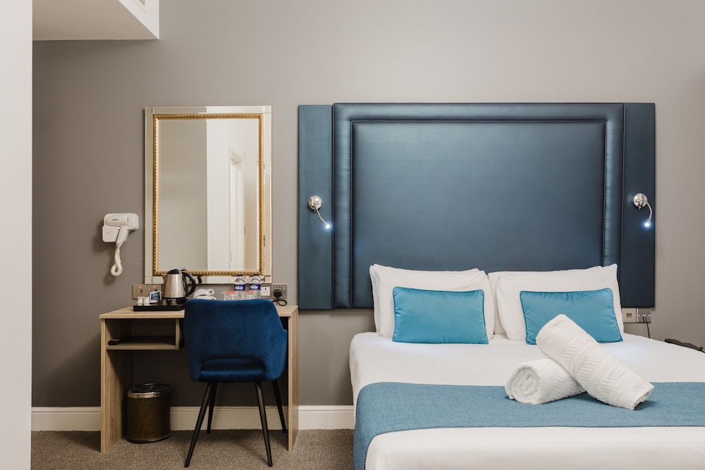 Habitación estándar doble, baño privado del hotel The Porchester. Foto 42