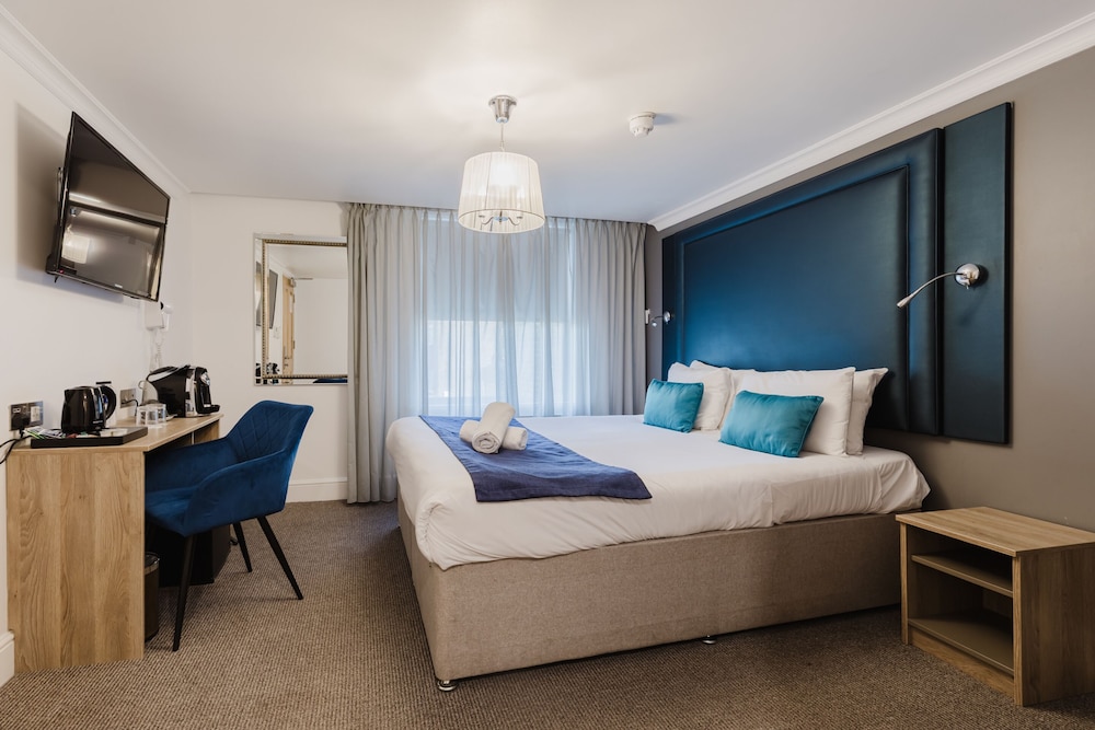 Habitación ejecutiva doble, baño privado del hotel The Porchester. Foto 21