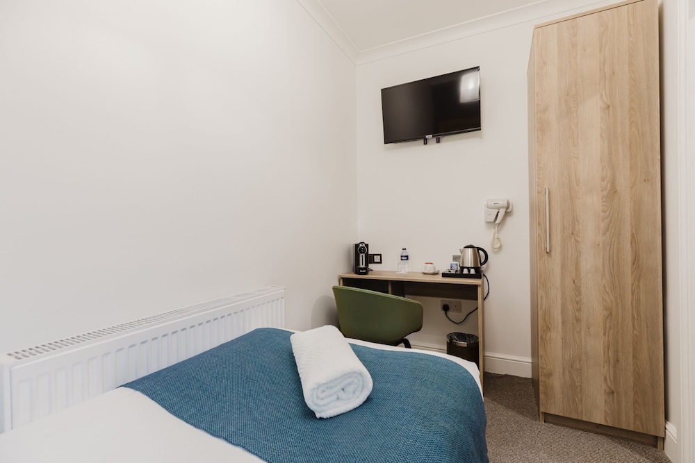 Habitación individual estándar, baño privado del hotel The Porchester. Foto 11