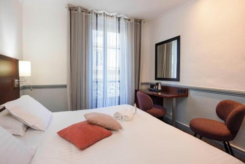 Habitación Clásica con cama grande del hotel Best Western Lakmi Nice. Foto 4