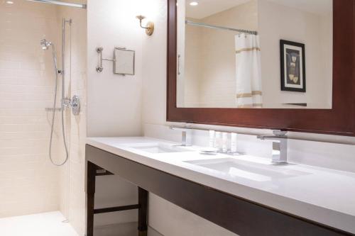 Large King Room with Sofa Bed and Roll - in Shower - Mobility Accessible del hotel Marriott Syracuse Downtown. Foto 3