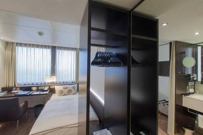 Habitación Individual Pequeña del hotel Park Inn By Radisson Berlin Alexanderplatz. Foto 1