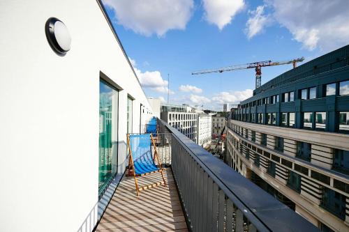 Habitación Doble Estándar con balcón del hotel One Brussels