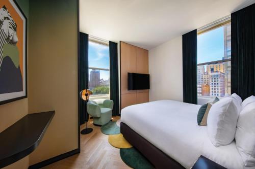 Premier Suite, Park View, 1 King Bed, Corner Location del hotel W New York - Union Square. Foto 4