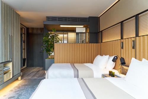 Habitación con vistas al puerto - 2 camas del hotel 1 Brooklyn Bridge. Foto 1