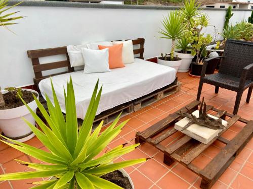 Apartamento con 1 dormitorio y vistas al mar - Fumadores del hotel Apartamentos Los Verodes. Foto 22