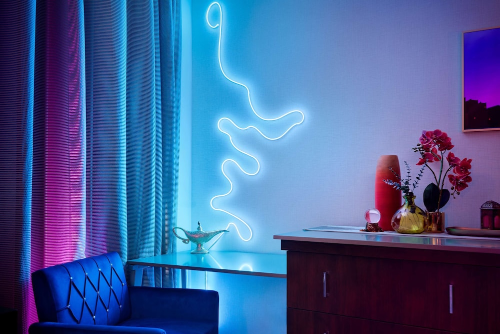 Estudio, 1 cama de matrimonio grande (Aladdin Themed) del hotel Hilton New York Times Square. Foto 3