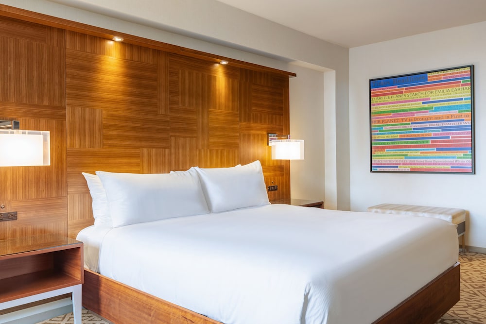 Habitación básica, 1 cama de matrimonio grande del hotel Hilton New York Times Square. Foto 1