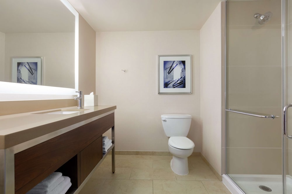 Habitación básica, 1 cama de matrimonio grande del hotel Hilton New York Times Square. Foto 6