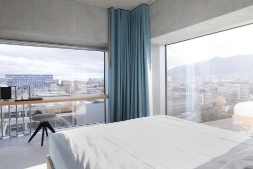 Habitación Doble Esquinera Panorama del hotel Placid Design and Lifestyle Zurich. Foto 1