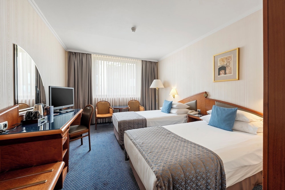 Habitación superior con 2 camas individuales del hotel Panorama Prague