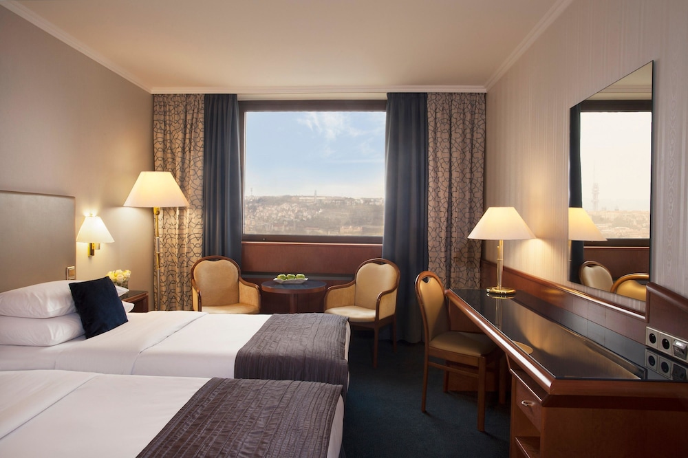 Habitación Premium con 2 camas individuales, 2 camas individuales del hotel Panorama Prague. Foto 5