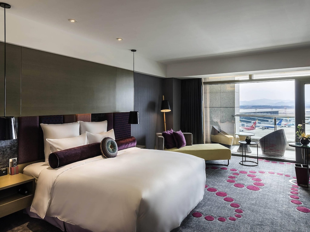Habitación Deluxe con 1 cama king size del hotel Pullman Nanjing Lukou Airport