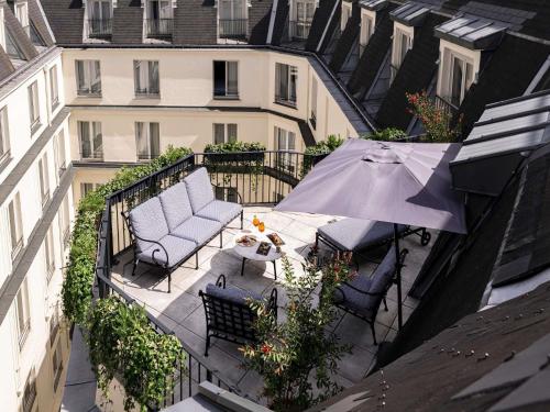 Suite Prestige con salón y terraza - 1 cama extragrande - 6.ª planta del hotel Sofitel Le Scribe Paris Opéra. Foto 1