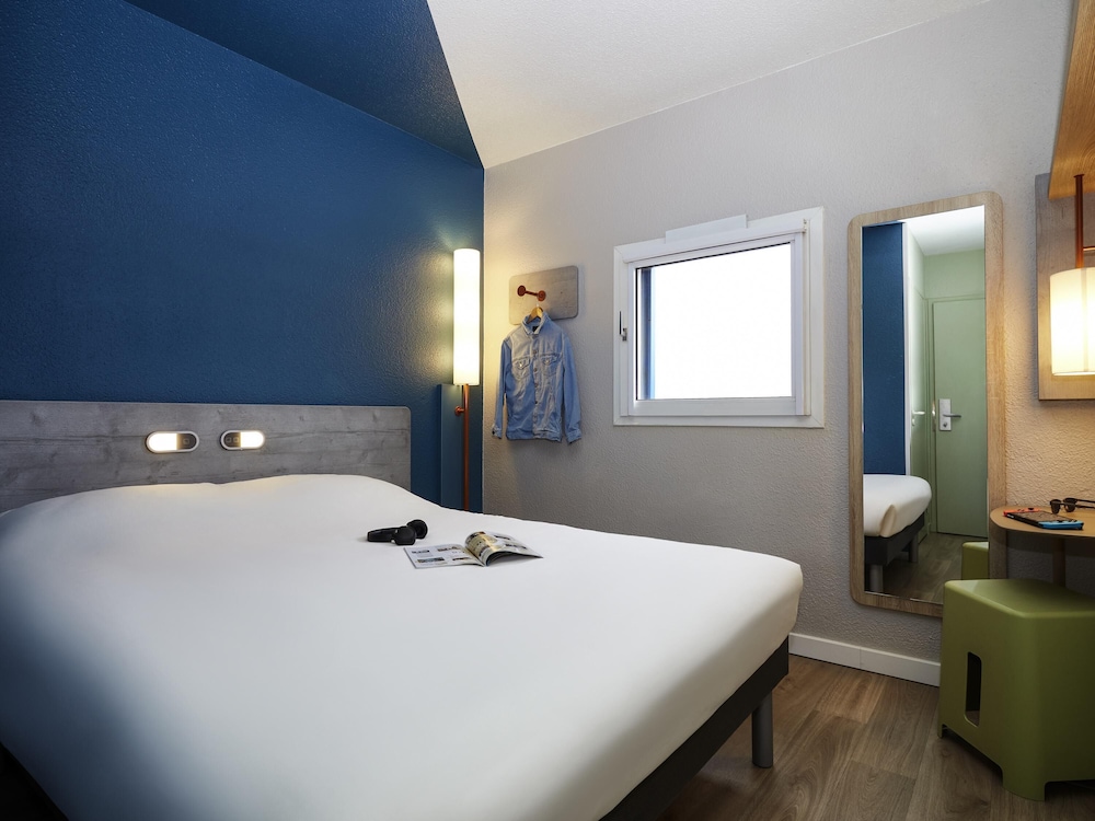 Habitación doble con 1 cama doble del hotel Ibis Budget Lille Villeneuve D'ascq