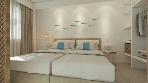 Apartamento Select Vista Mar Lateral del hotel Carema Beach Menorca. Foto 3