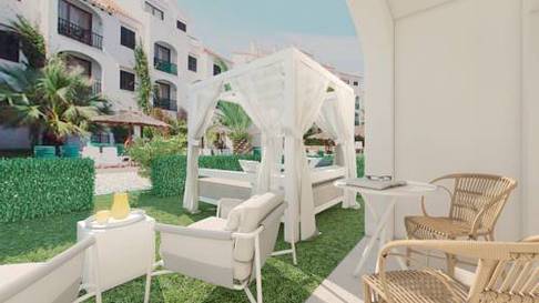 Apartamento 1 habitación Privilege del hotel Carema Beach Menorca. Foto 3