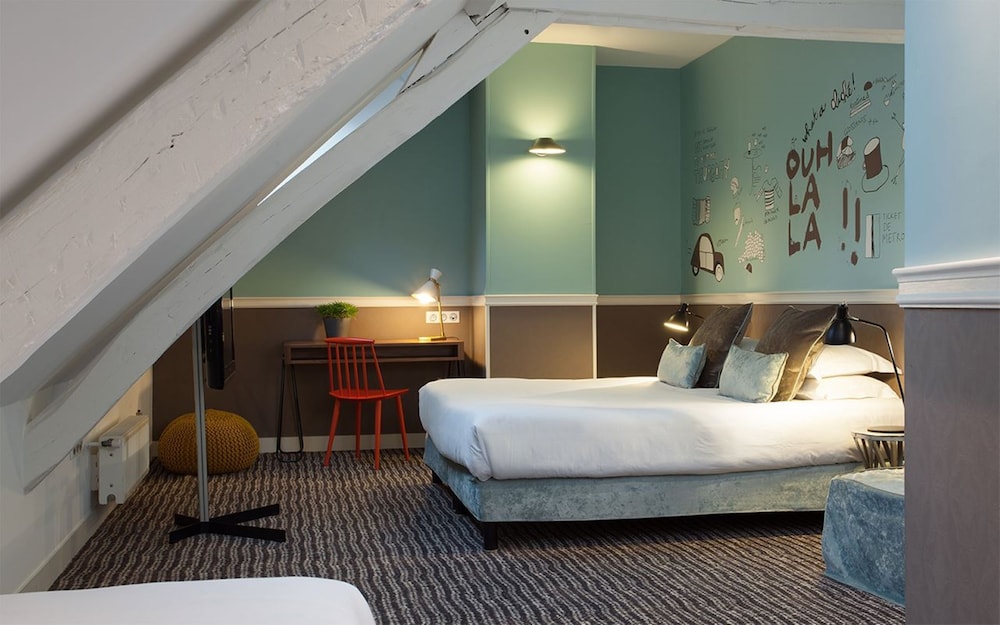 Habitación con vista al Sacré - Cœur del hotel Les Trois Poussins