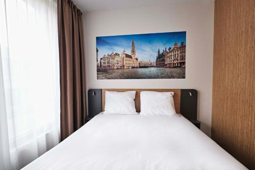 Habitación Doble Estándar del hotel Easyhotel Brussels City Centre. Foto 2