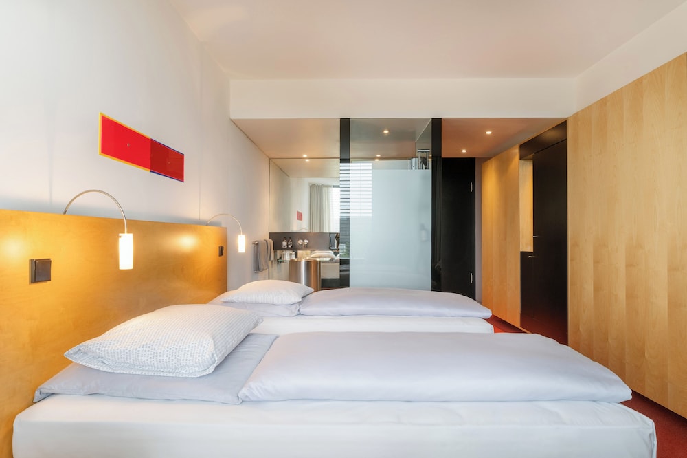Habitación doble Con Vistas 2 Camas individuales del hotel Innside By Melia Düsseldorf Seestern. Foto 3