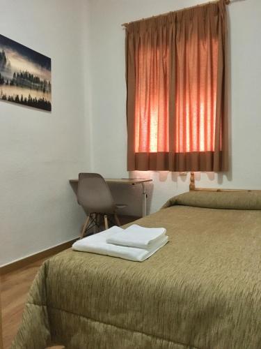 Habitación Individual del hotel Santa Bárbara