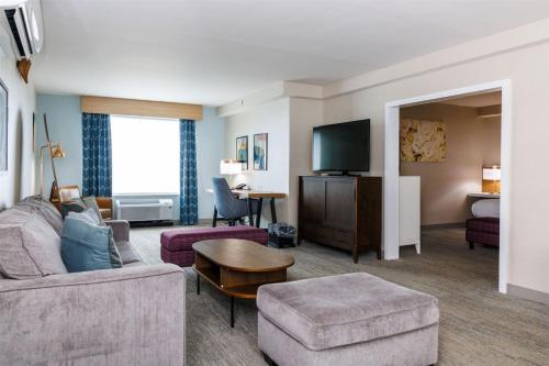 Suite de 1 dormitorio - 1 cama extragrande del hotel Hilton Garden Inn New York / Staten Island. Foto 4