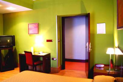 Habitación individual del hotel Carlos V