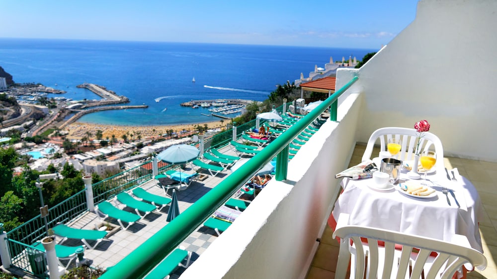 Apartamento, 1 habitación, balcón, vistas parciales al mar del hotel Monteparaiso. Foto 8