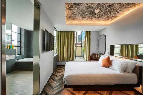 Habitación Doble con bañera de hidromasaje del hotel New Road