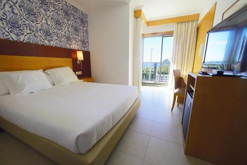 Habitación Doble con vistas al mar del hotel Canelas