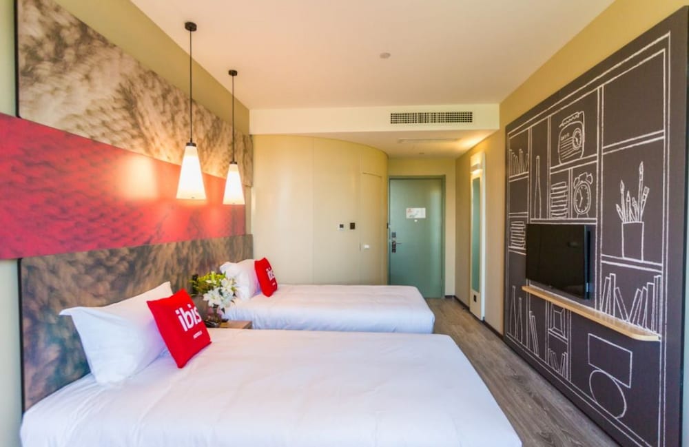 Habitación con 2 camas individuales del hotel Ibis Wenzhou University