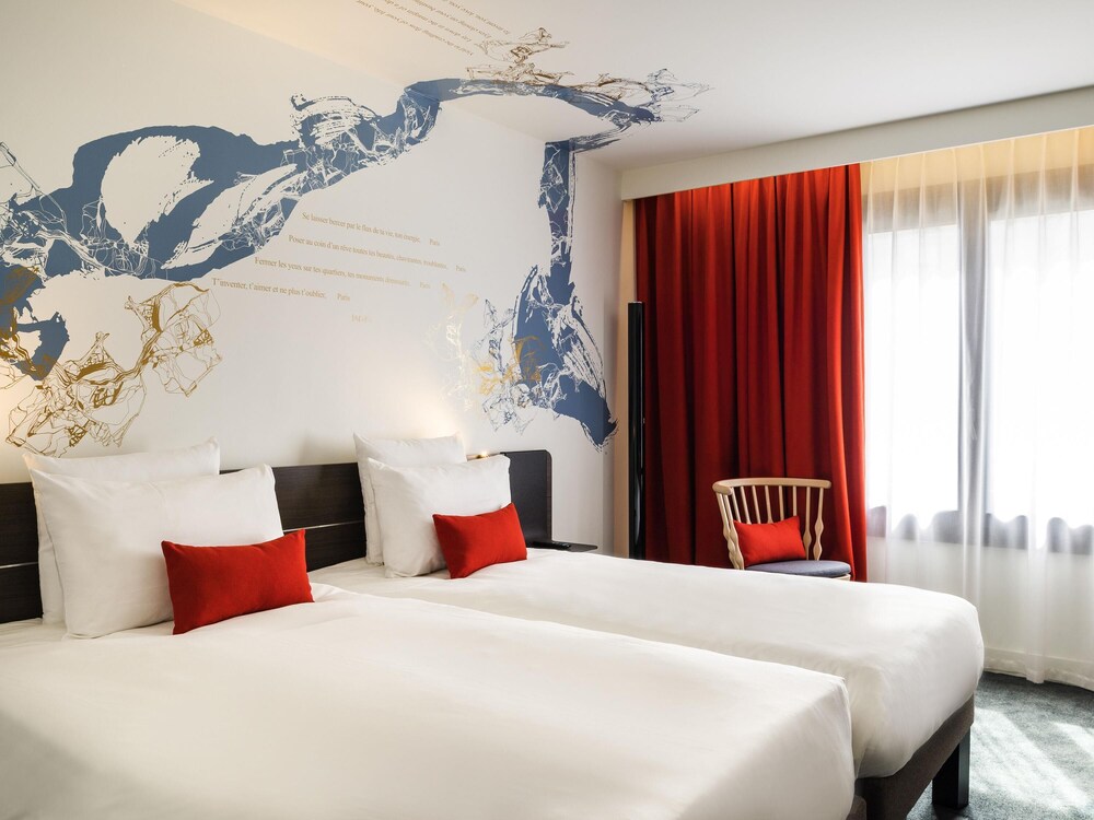 Habitación ejecutiva con 2 camas individuales, 2 camas individuales del hotel Novotel Les Halles. Foto 5