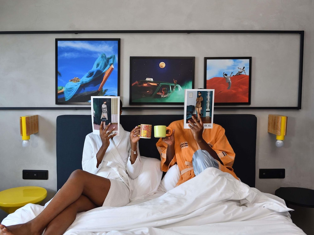 Habitación, 1 cama doble del hotel ibis Styles Abidjan Marcory. Foto 7