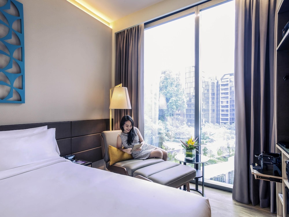 Habitación en Piso Privilegiado con 1 cama doble del hotel Mercure Singapore On Stevens