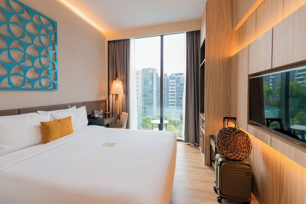 Habitación en Piso Privilegiado con 1 cama doble del hotel Mercure Singapore On Stevens. Foto 4
