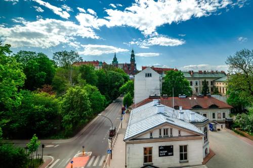 Suite con vistas al casco antiguo del hotel Radisson Blu , Krakow
