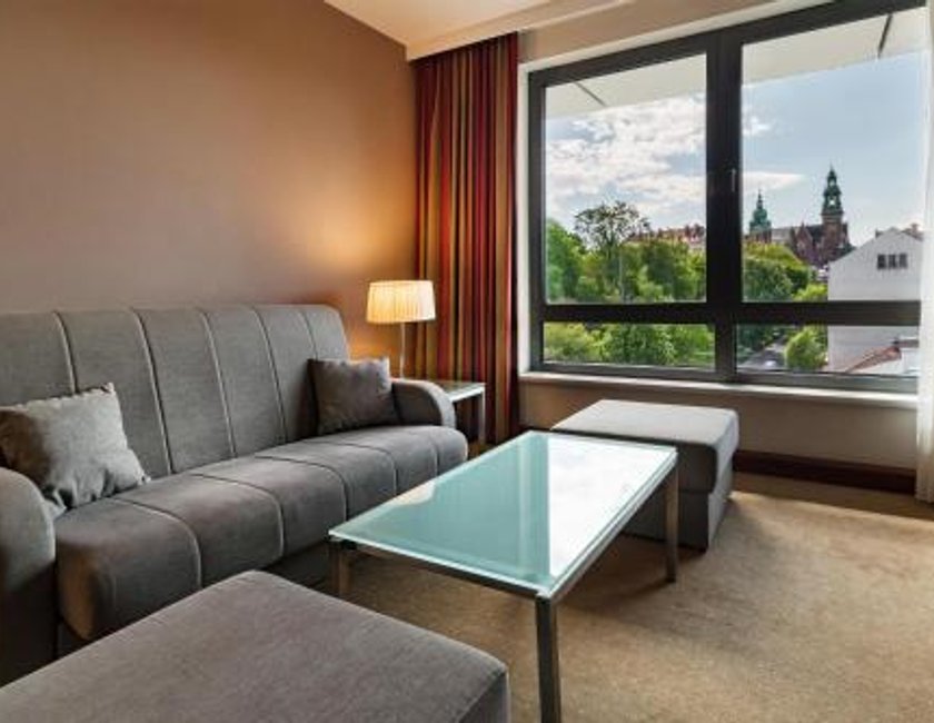 Suite con vistas al casco antiguo del hotel Radisson Blu , Krakow