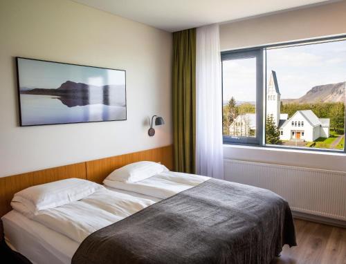 Habitación Premium con vistas al río del hotel Selfoss. Foto 1